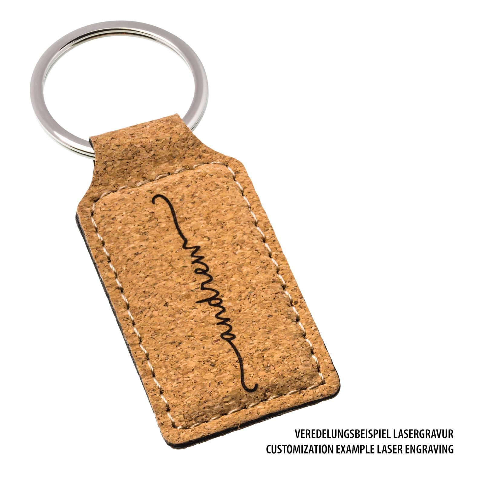 Schlüsselanhänger RE98-PALAISEAU-RECTANGULAR - Ansicht 2