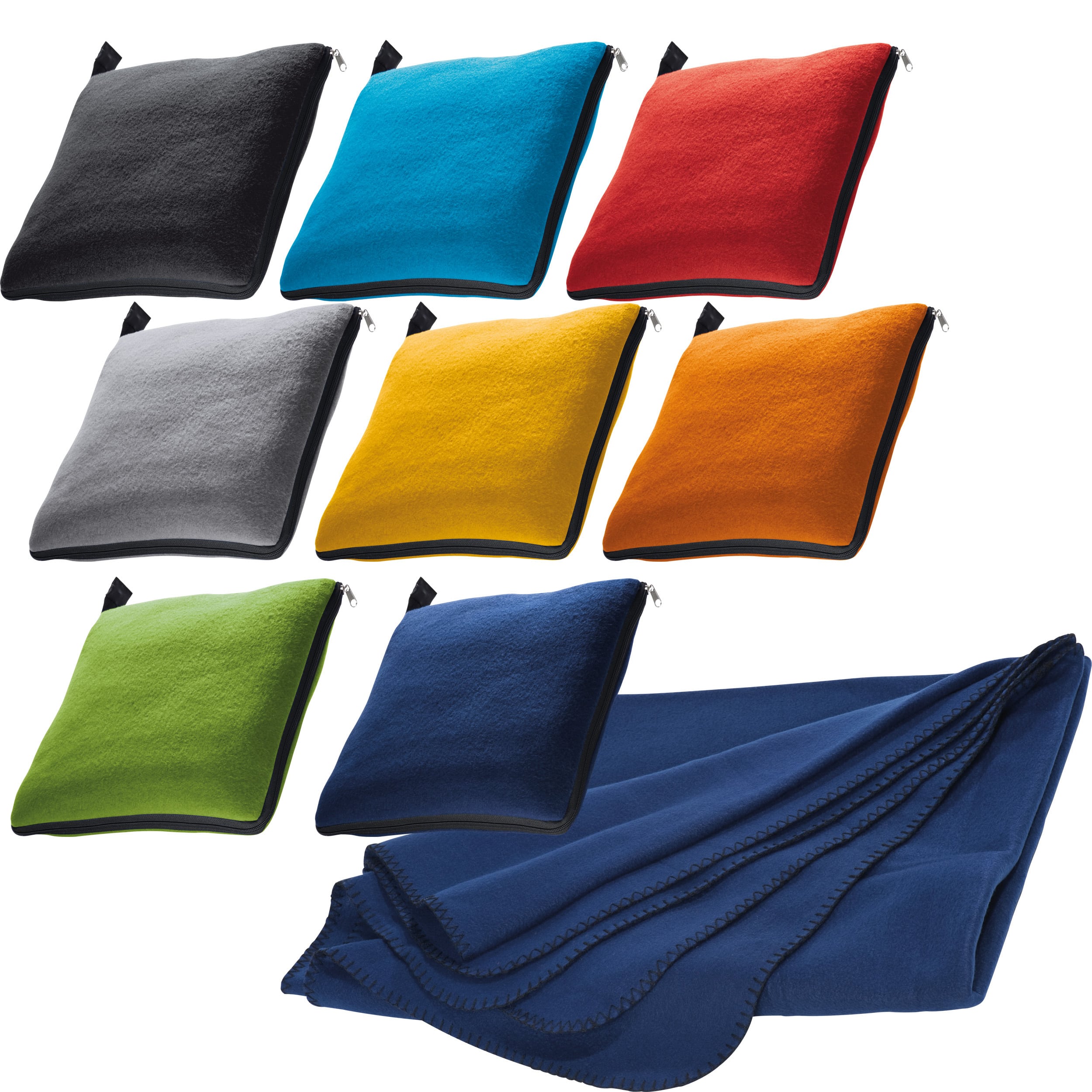 2in1 XL-Fleece-Decke/Kissen Radcliff - Ansicht 2