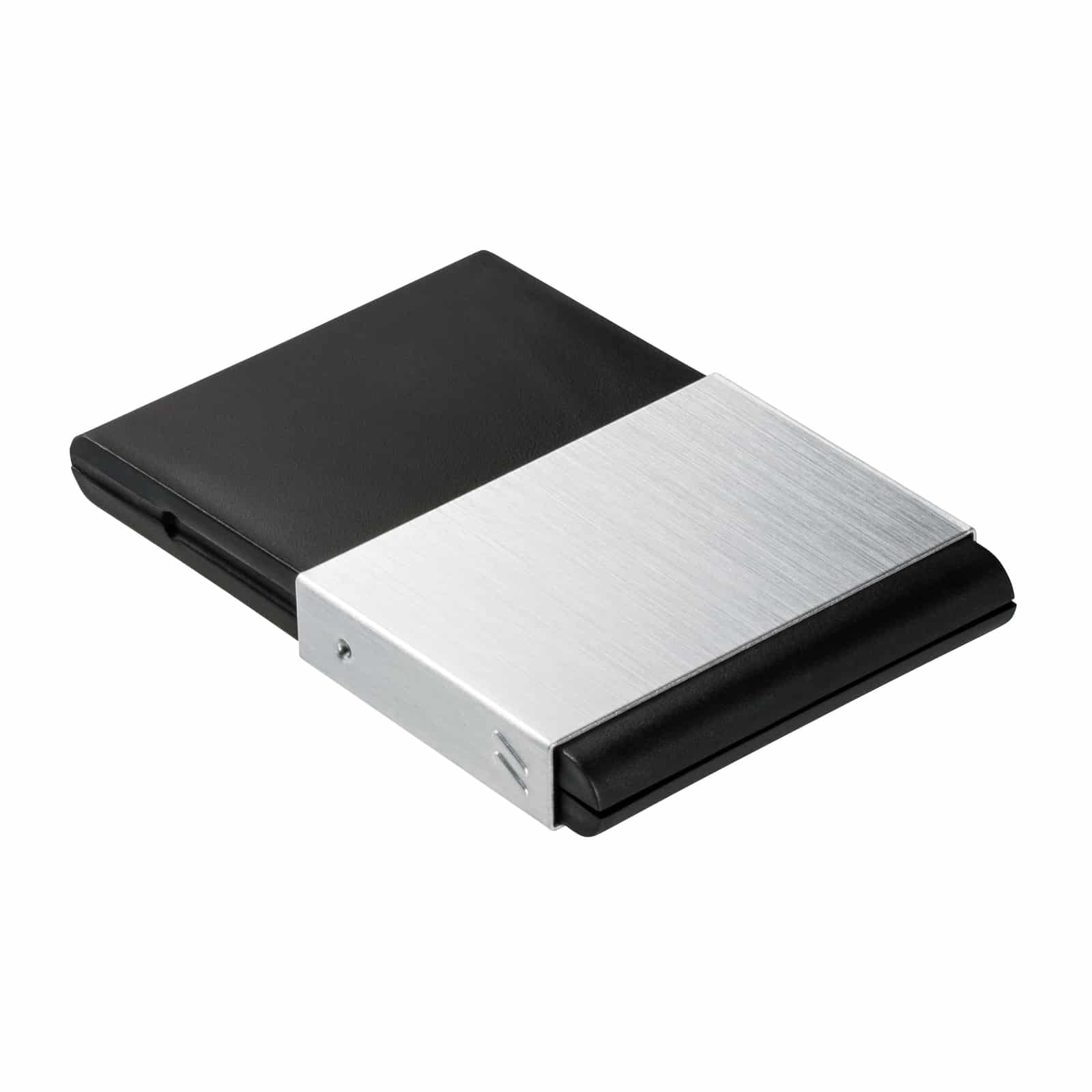 Kredit- und Visitenkartenbox REFLECTS-SARZEDO silber/schwarz
