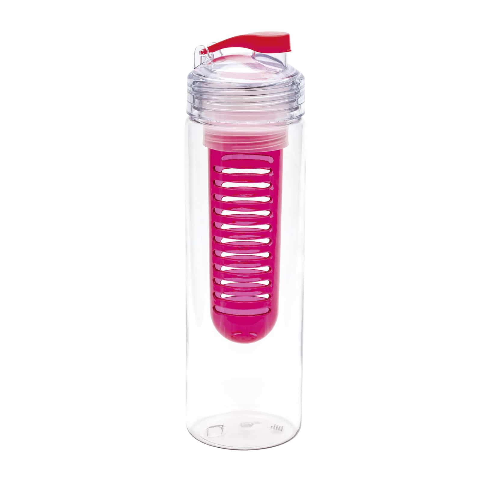 Trinkflasche mit Fruchtbehälter RETUMBLER-JOLIETTA rot - Ansicht 2