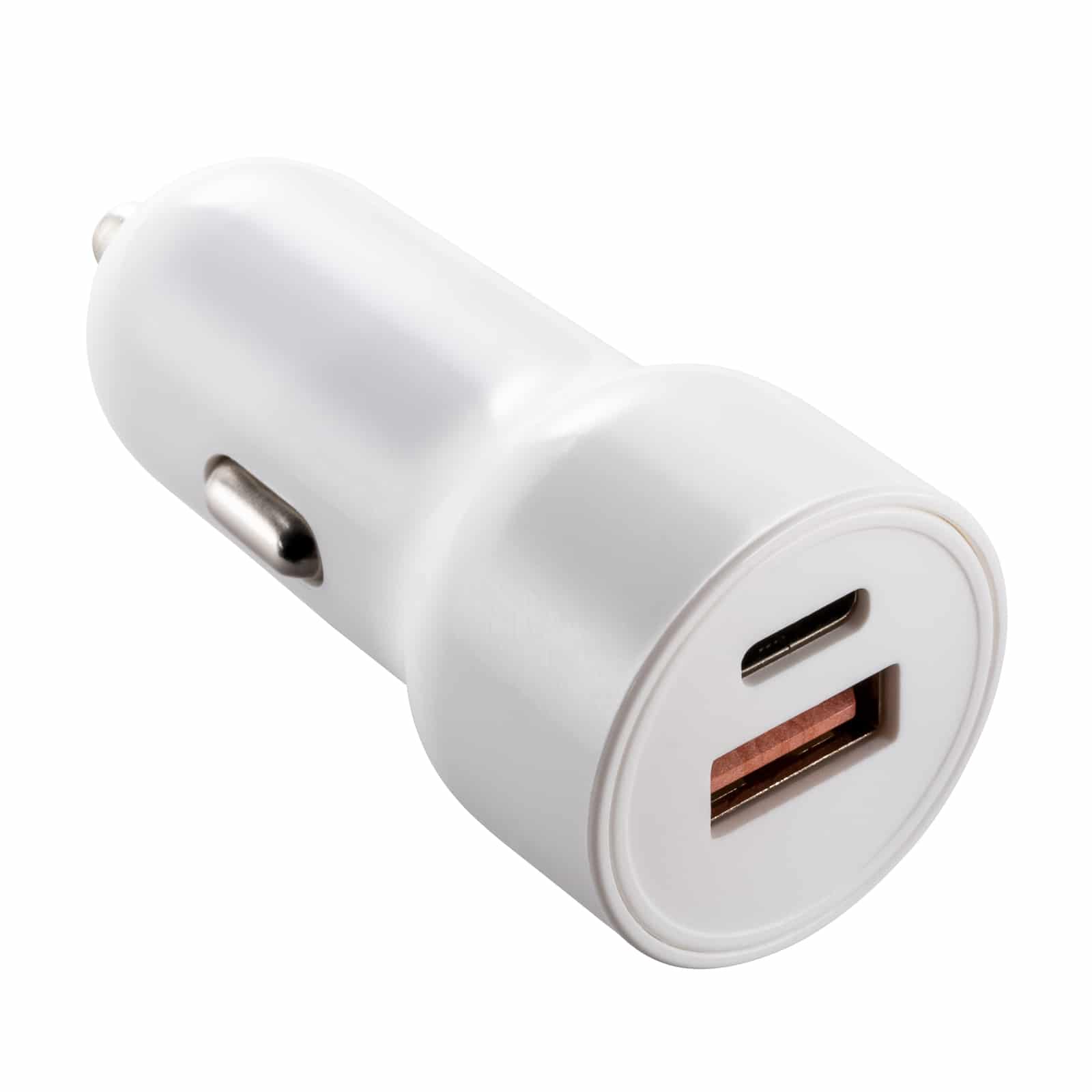 USB-C & USB Autoladegerät REEVES-VALLEJO weiß 24 Watt