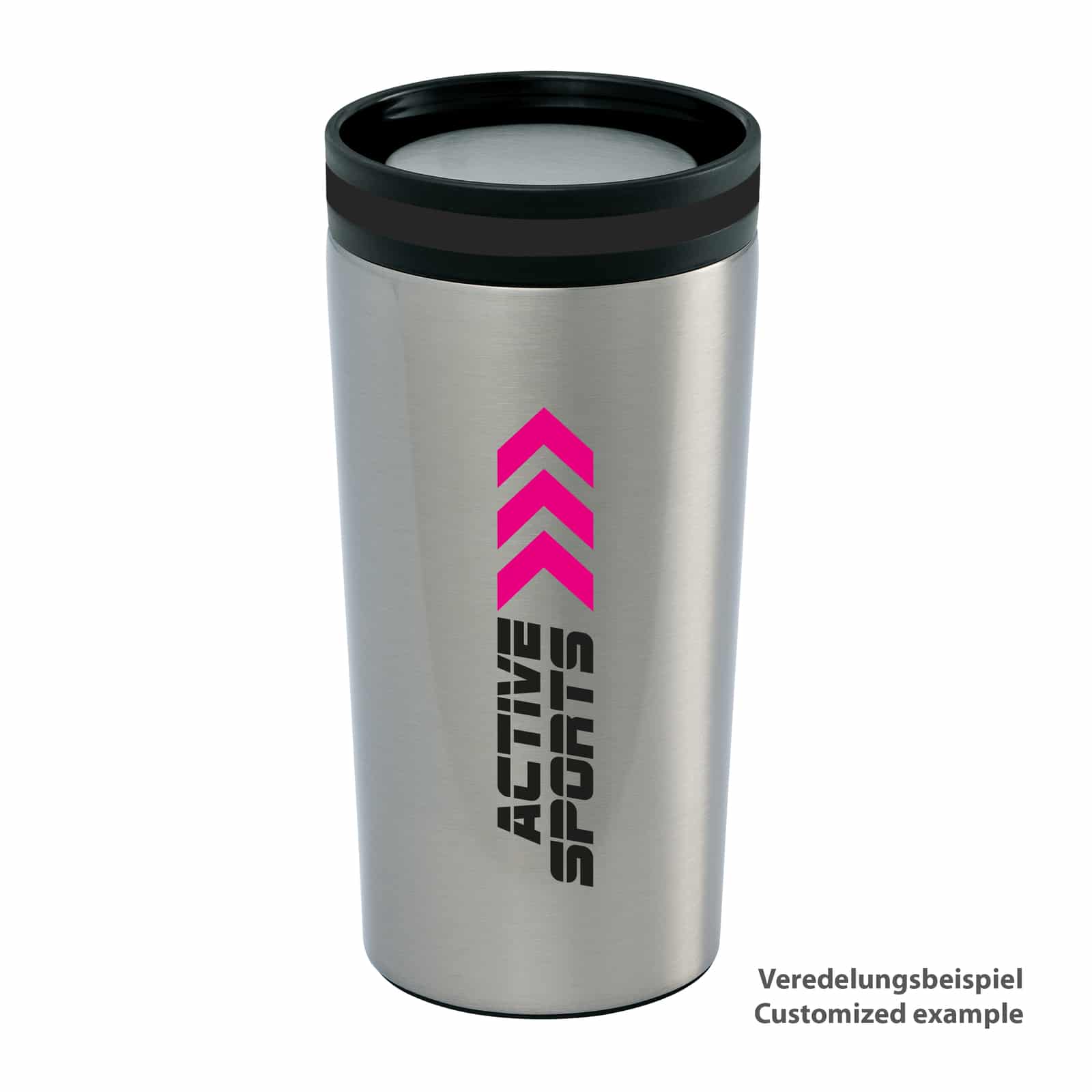 Thermobecher RETUMBLER-DRINQEO silber - Ansicht 2
