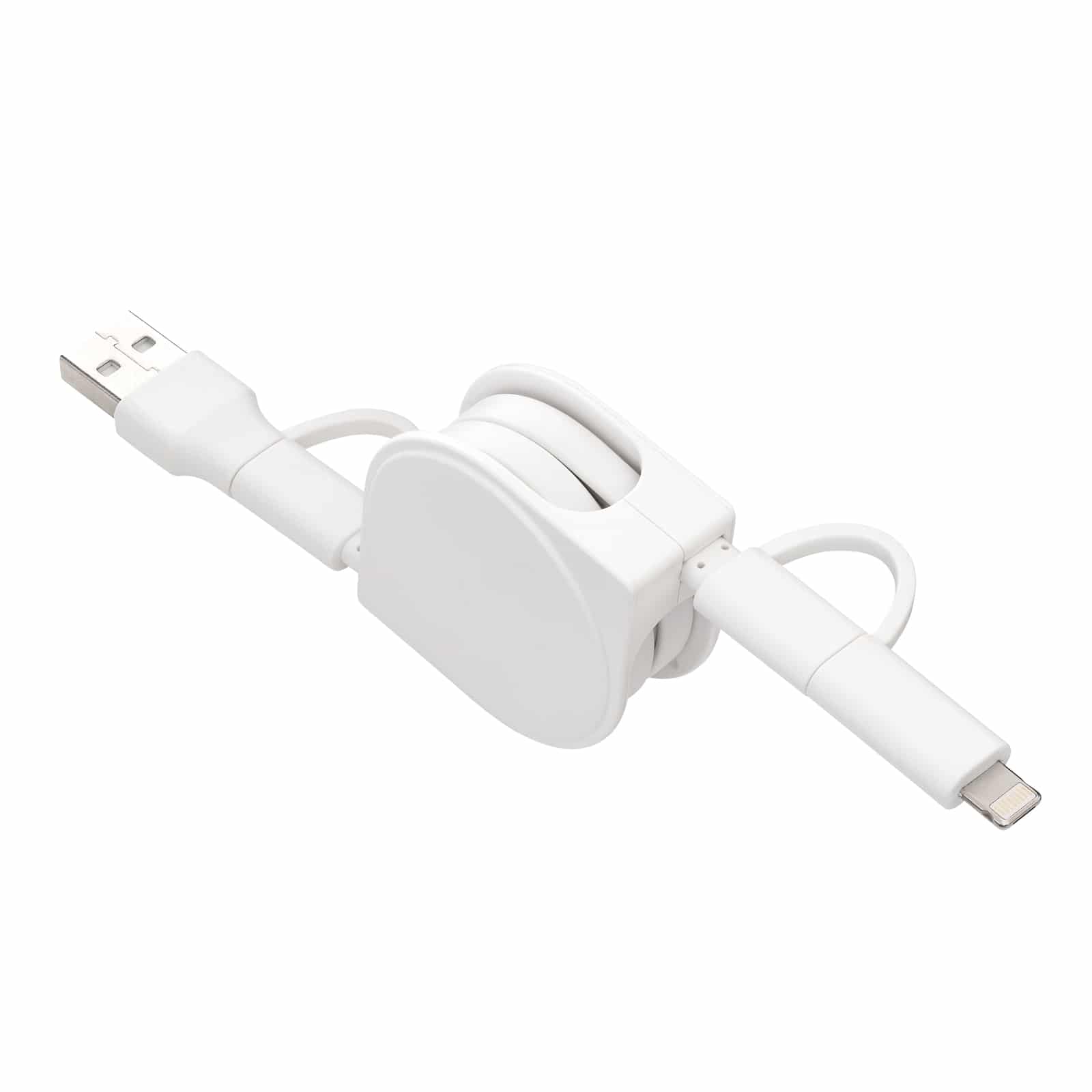 6-in-1 Ladekabel REEVES-SNAKE II weiß