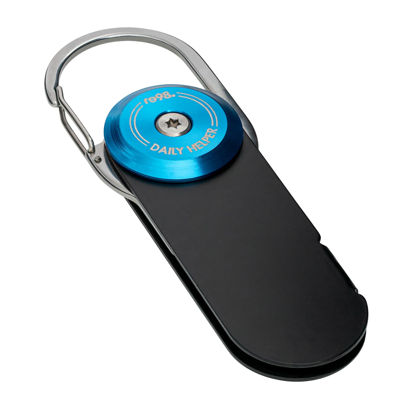 Einkaufswagenlöser RE98-DAILY HELPER CADDY schwarz cyan