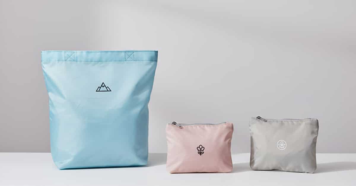 Faltbare Taschen mit Etui