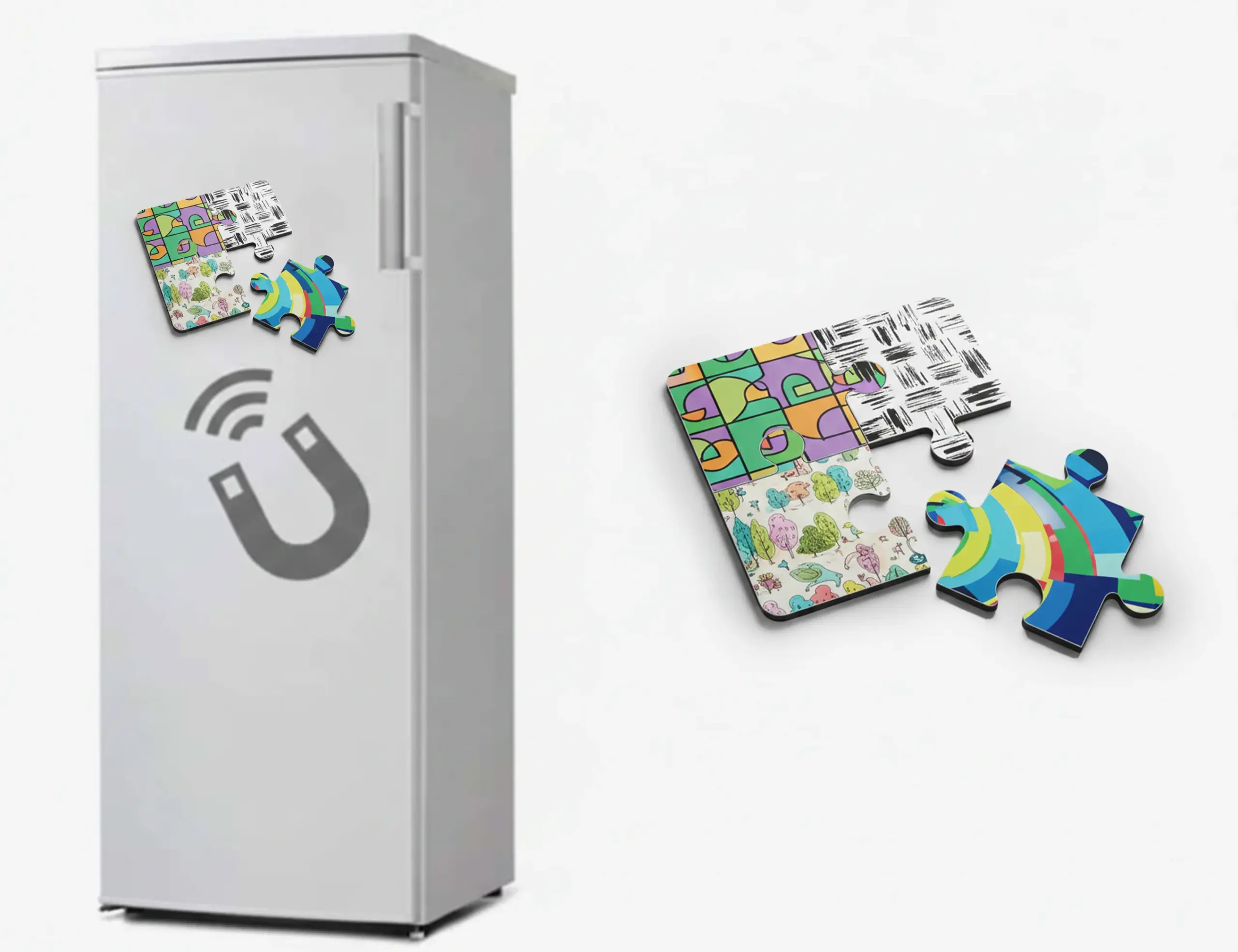 Puzzle-Magnete – Individuell bedruckbar für Werbung & Geschenke