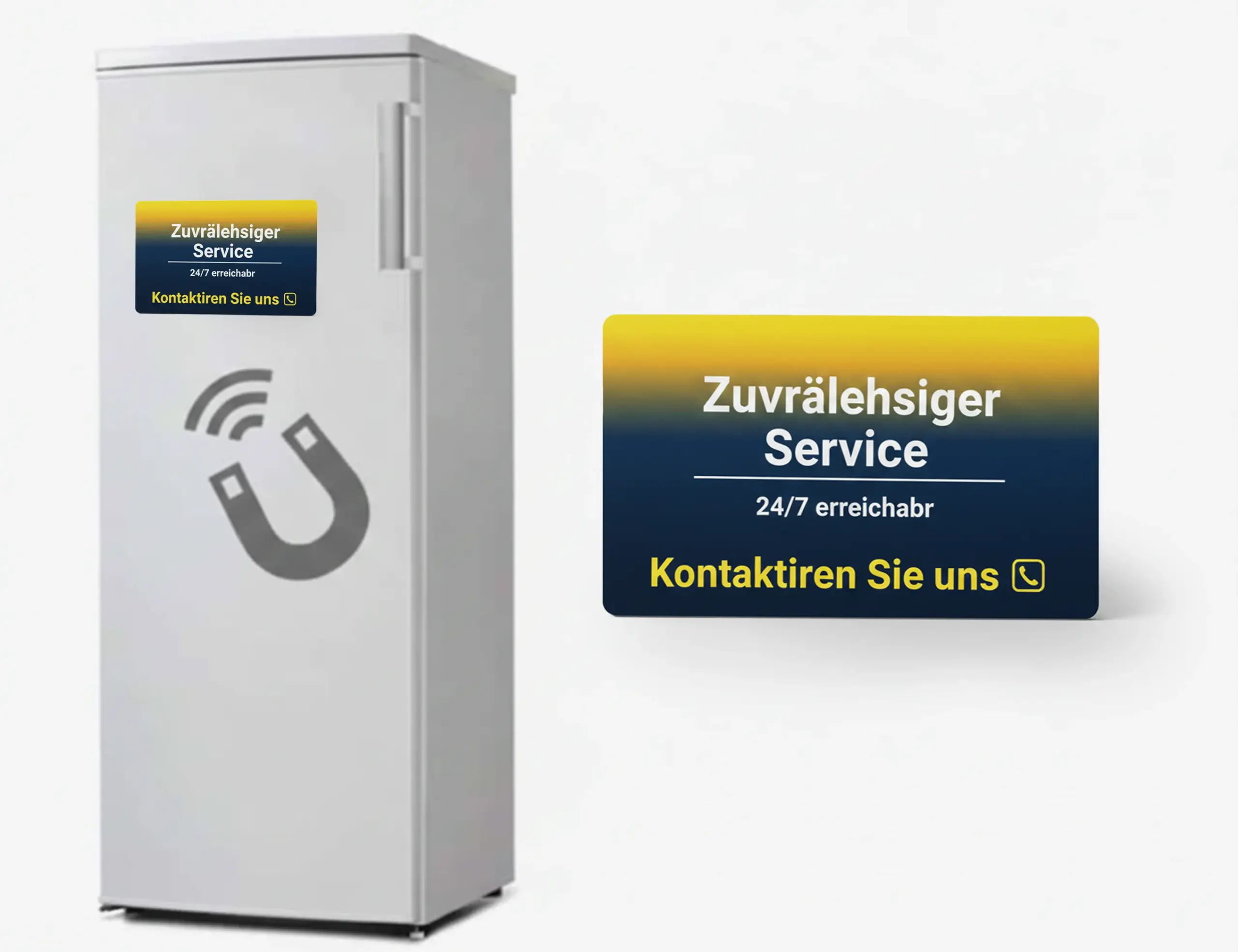 Custom Shapes Magnetische Visitenkarten – Individuell, Auffällig & Langlebig 0.8mm Dicke