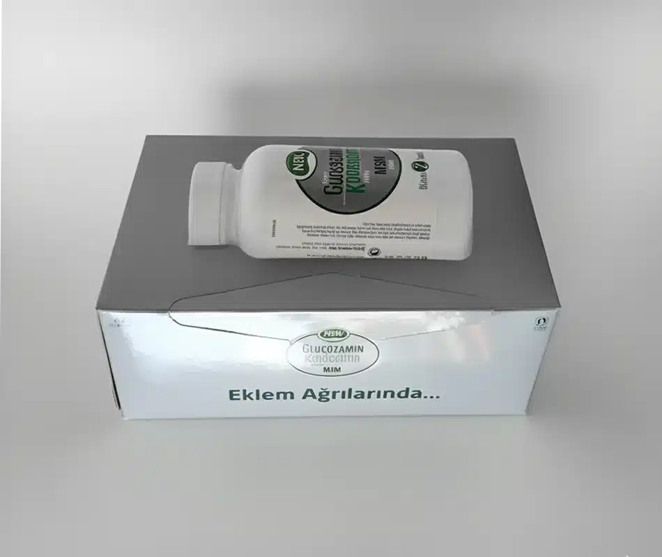 MediShape 3D Vitaminflaschen-Taschentuchbox (175 × 115 × 55 mm)