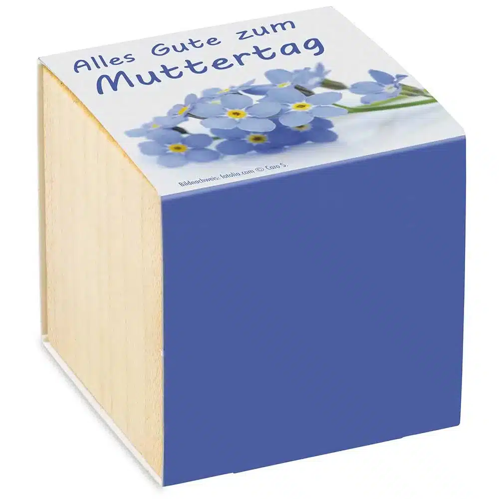 Pflanz-Holz Standardmotiv – Muttertag